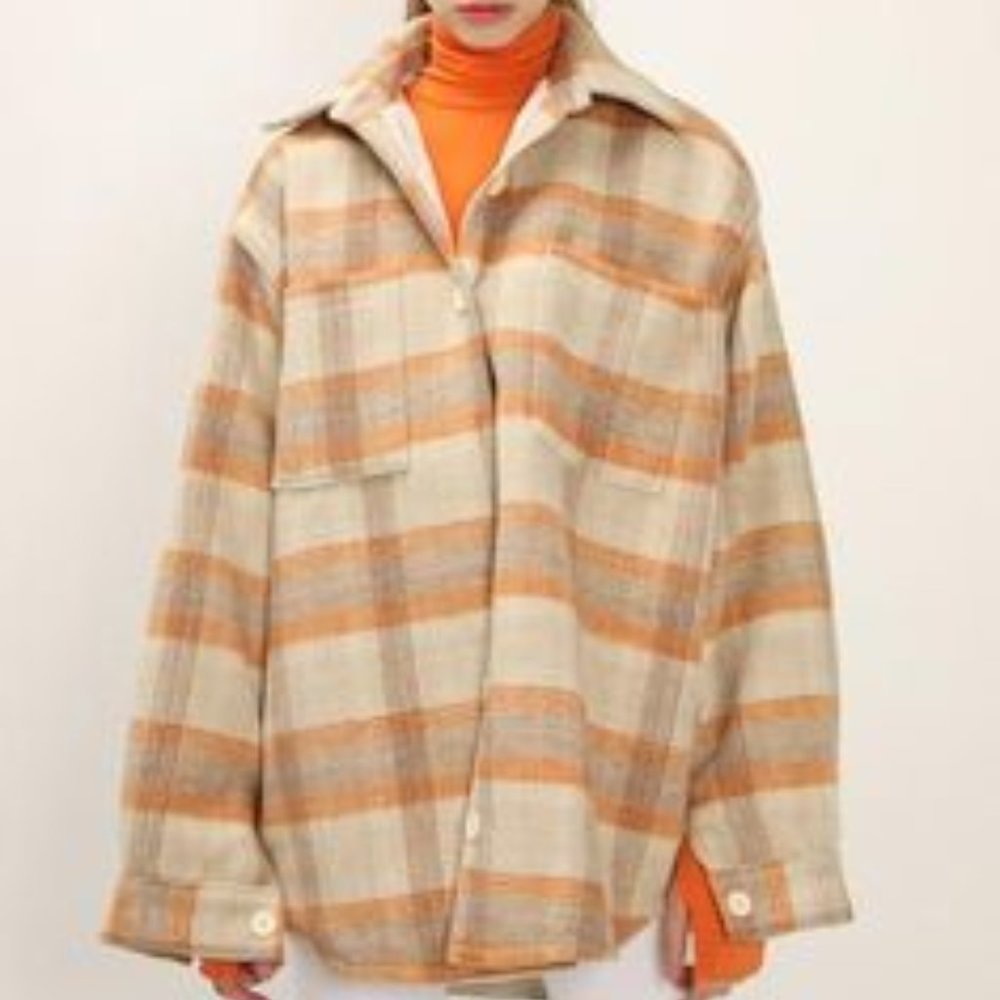Storets Jasmine Quilt Lined Oversized Shacket